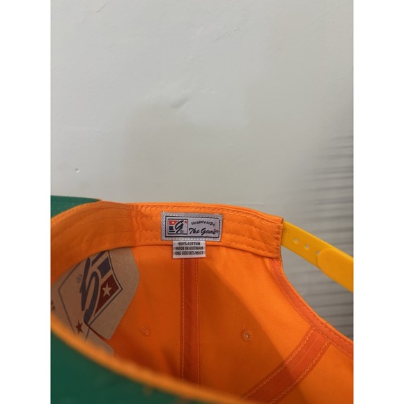 The Game Tennessee Volunteers Vols Orange Split 3 Bar Retro Snapback Hat Cap - Picture 5 of 6